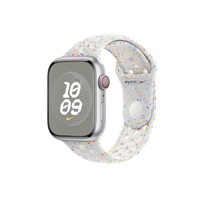 Apple 45mm Pure Platinum Nike Sport Band - M/L/MUV13ZM/A