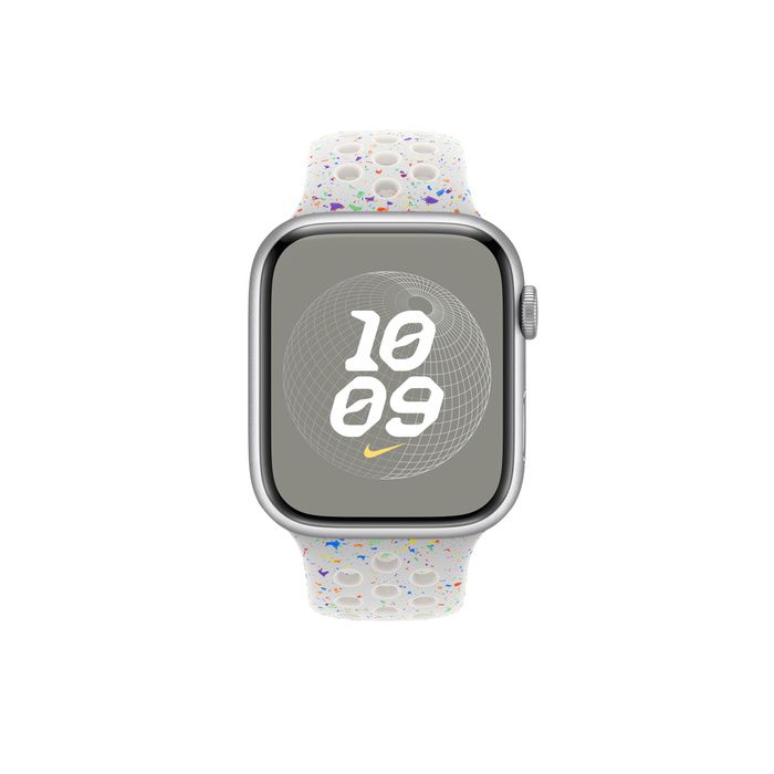 Apple 45mm Pure Platinum Nike Sport Band - M/L/MUV13ZM/A