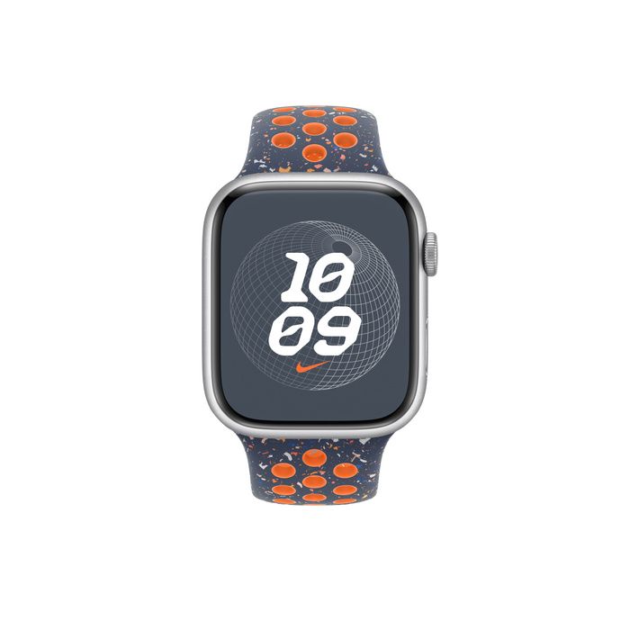 Apple 45mm Blue Flame Nike Sport Band - M/L/MUV93ZM/A
