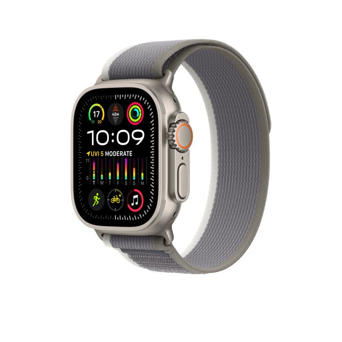 Apple 49mm Green/Gray Trail Loop - M/L/MT603ZM/A