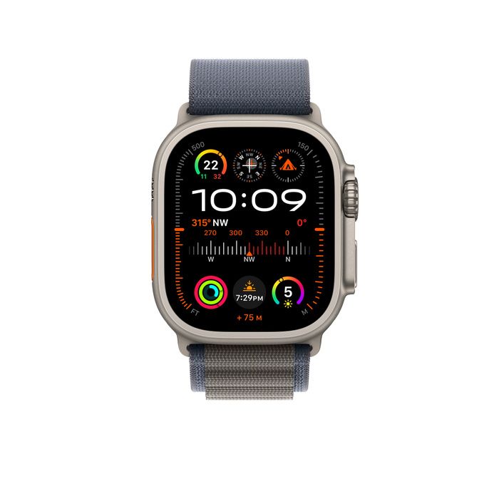 Apple 49mm Blue Alpine Loop - Medium/MT5L3ZM/A