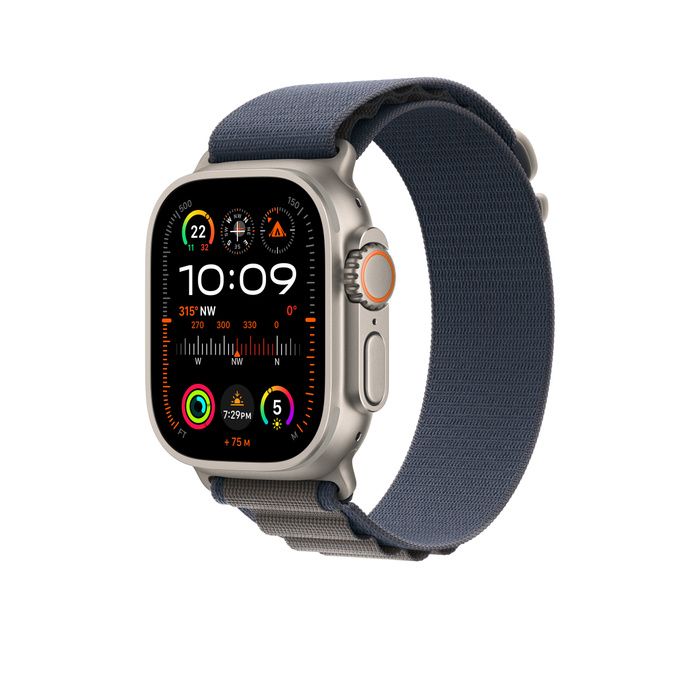 Apple 49mm Blue Alpine Loop - Medium/MT5L3ZM/A