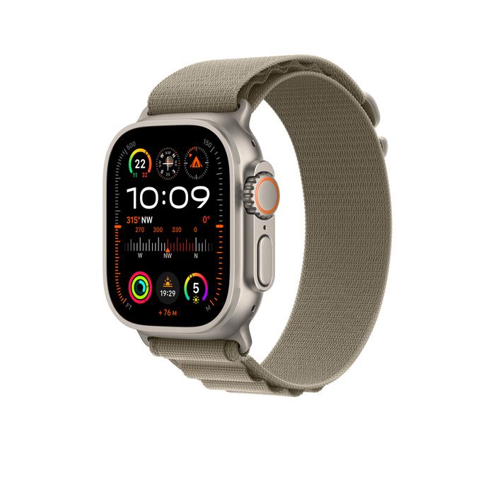 Apple 49mm Olive Alpine Loop - Medium/MT5U3ZM/A