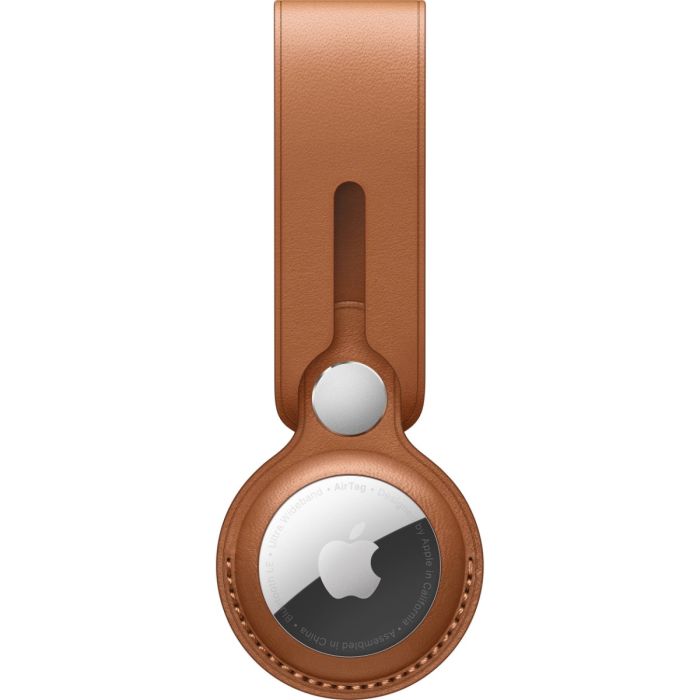 Apple AirTag Leather Loop Saddle Brown/MX4A2ZM/A