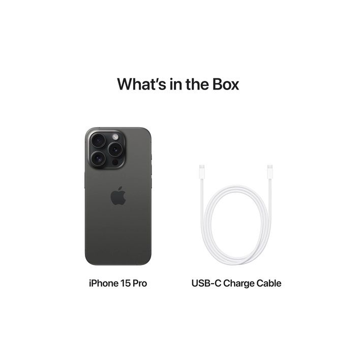 Apple iPhone 15 Pro 256GB Black Titanium /MTV13HX/A