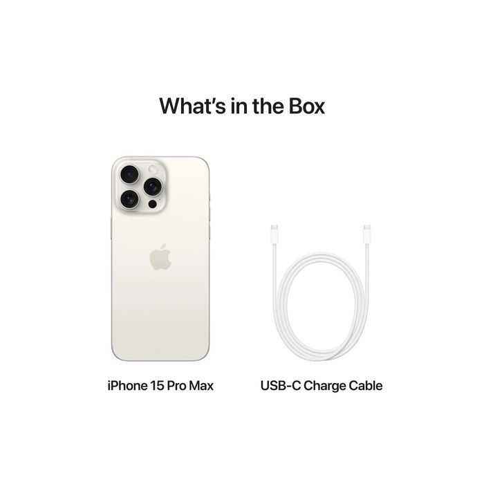 Apple iPhone 15 Pro Max 256GB White Titanium /A3106