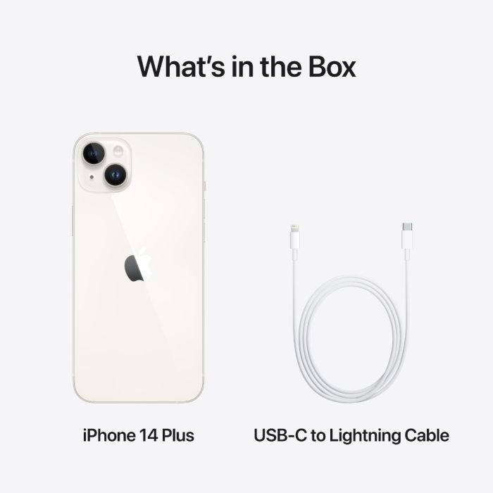 Apple iPhone 14 Plus 128GB Starlight MQ5J3