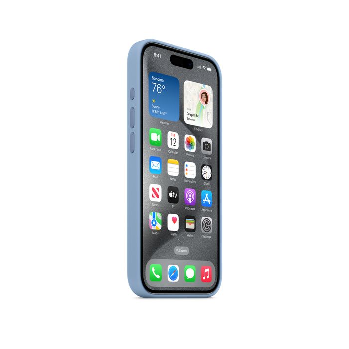 Apple iPhone 15 Pro Silicone Winter Blue/MT1L3ZM/A