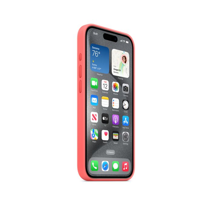 Apple iPhone 15 Pro Silicone  Guava /MT1G3ZM/A