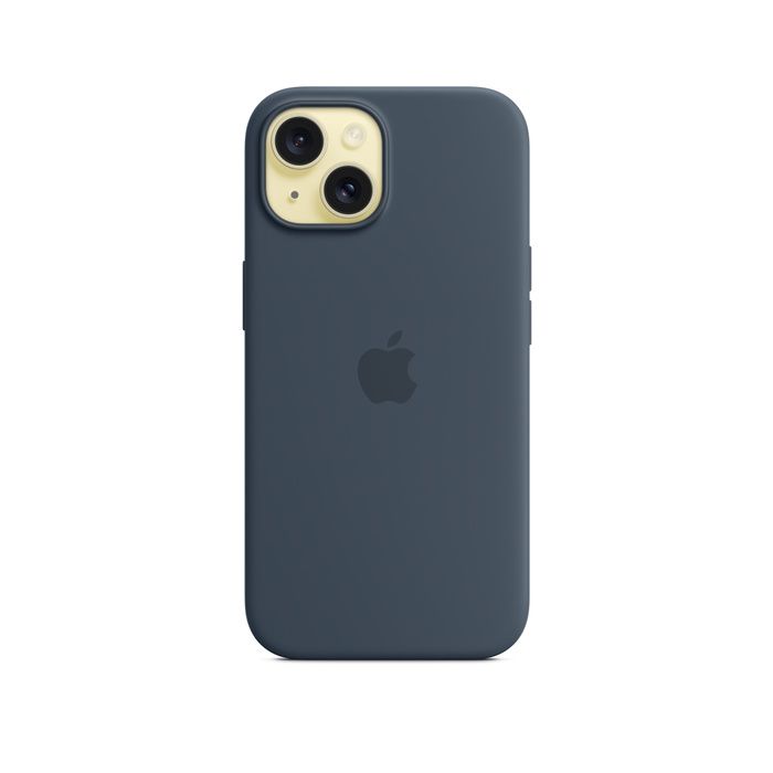 Apple iPhone 15 Silicone  Storm Blue /MT0N3ZM/A