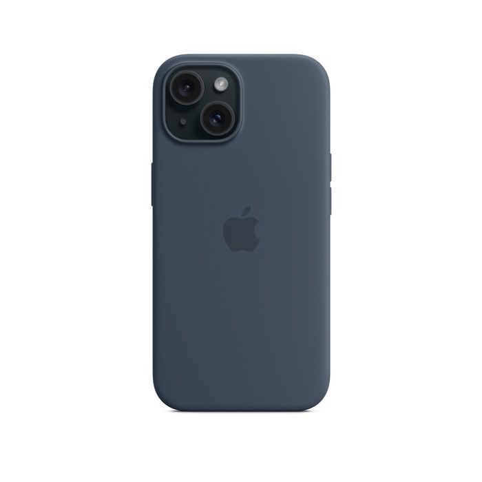 Apple iPhone 15 Silicone  Storm Blue /MT0N3ZM/A