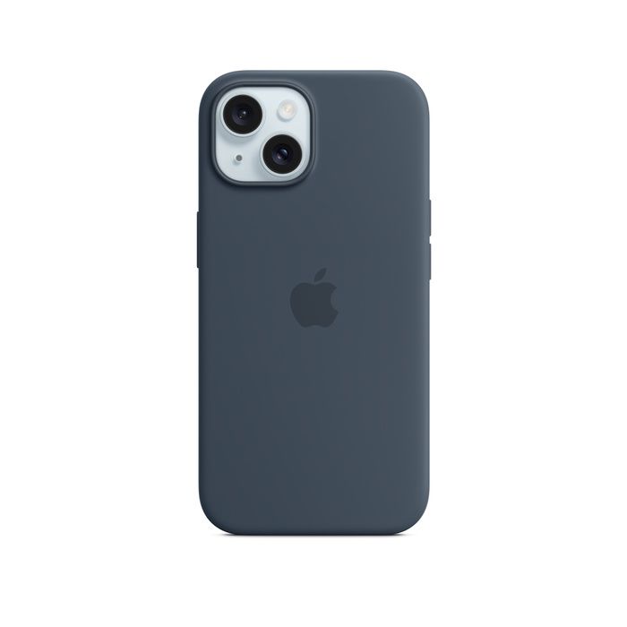 Apple iPhone 15 Silicone  Storm Blue /MT0N3ZM/A