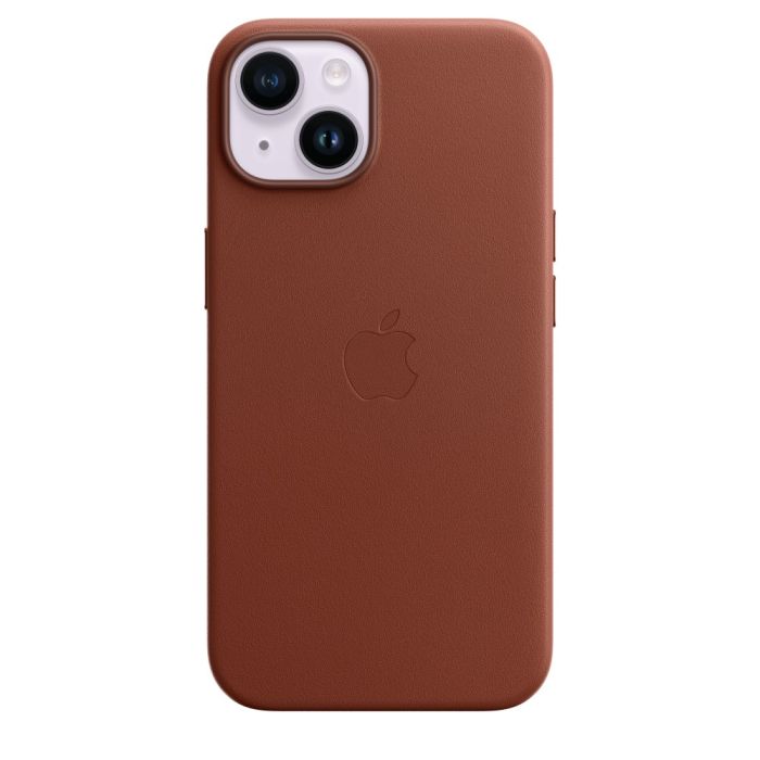 Apple iPhone 14 Leather Case Umber/MPP73ZM/A
