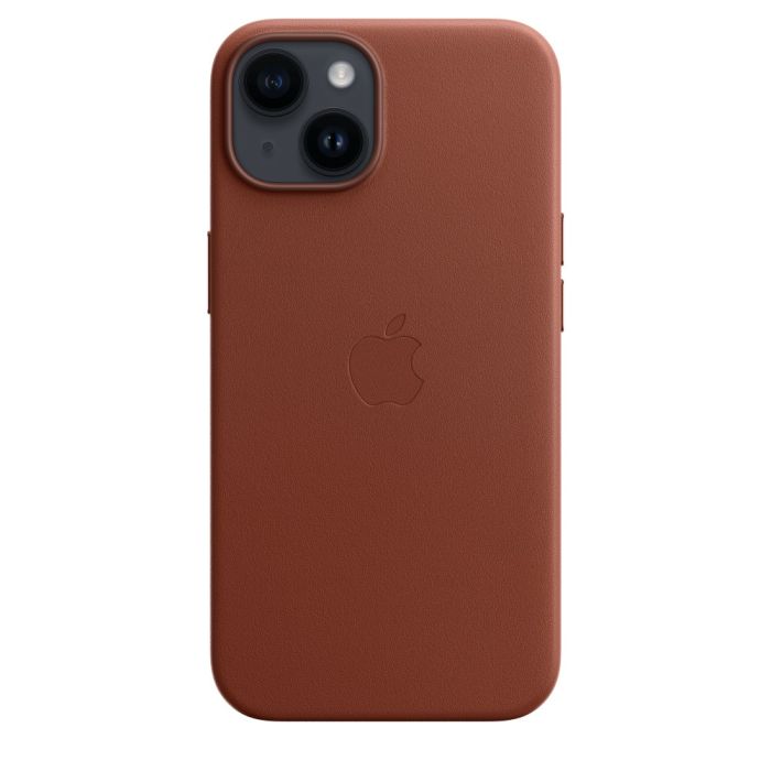 Apple iPhone 14 Leather Case Umber/MPP73ZM/A