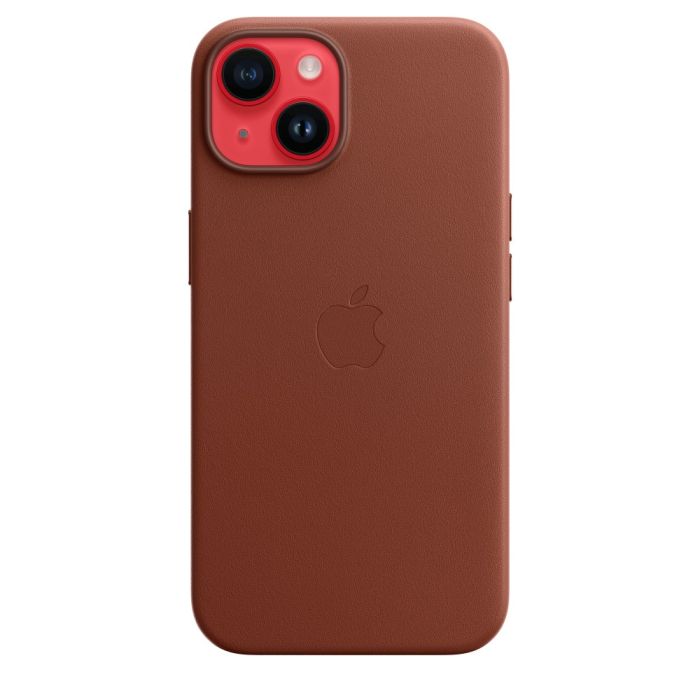 Apple iPhone 14 Leather Case Umber/MPP73ZM/A