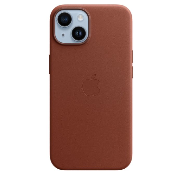 Apple iPhone 14 Leather Case Umber/MPP73ZM/A
