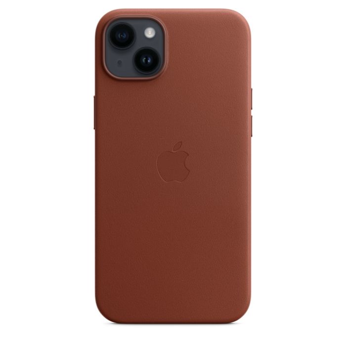Apple iPhone 14 Plus Leather Case Umber/MPPD3ZM/A