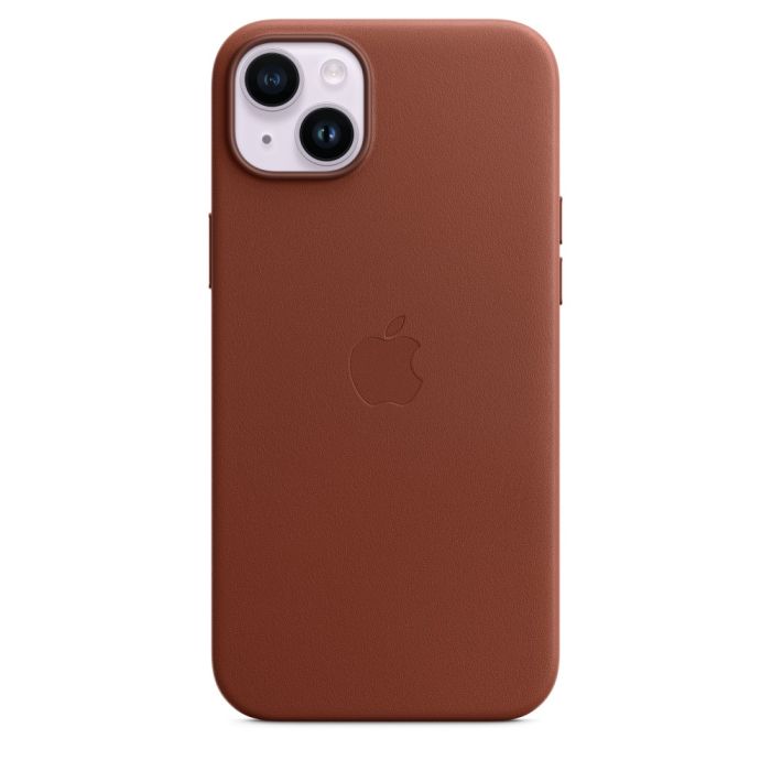 Apple iPhone 14 Plus Leather Case Umber/MPPD3ZM/A