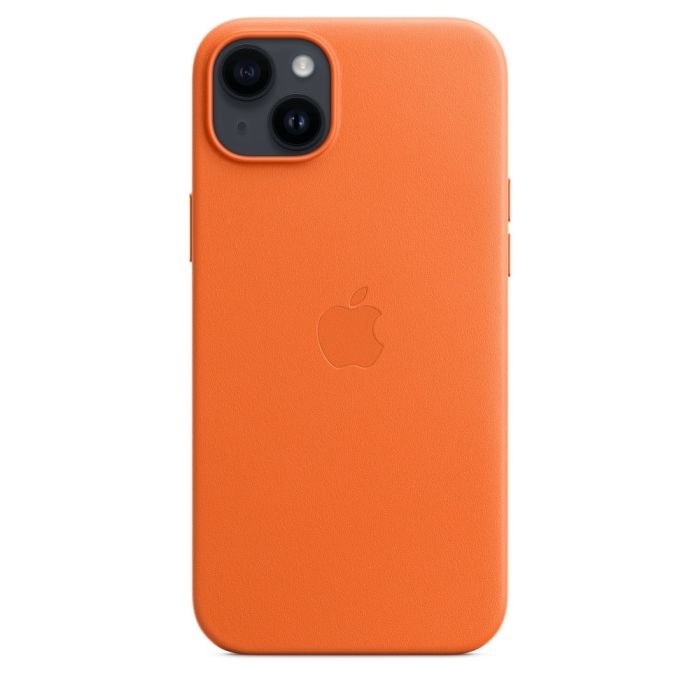 Apple iPhone 14 Plus Leather Case Orange/MPPF3ZM/A