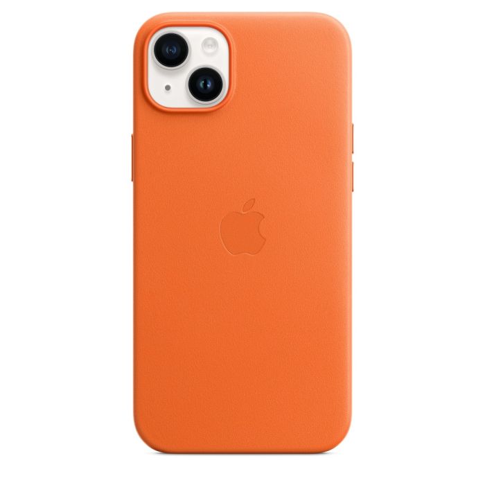 Apple iPhone 14 Plus Leather Case Orange/MPPF3ZM/A