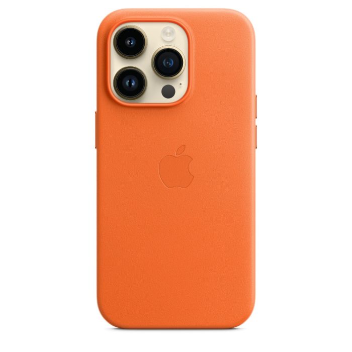 Apple iPhone 14 Pro Leather Case Orange/MPPL3ZM/A