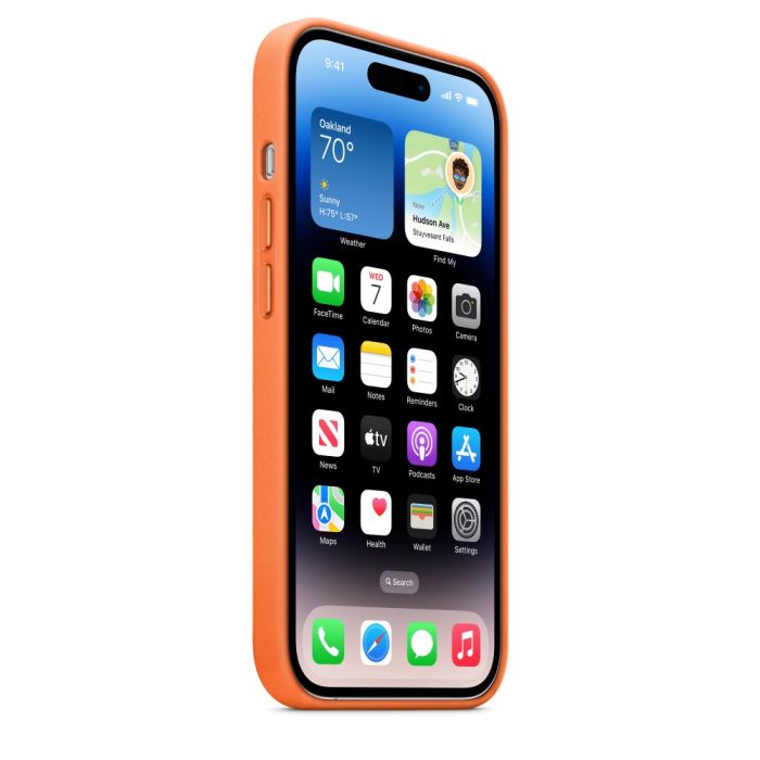Apple iPhone 14 Pro Leather Case Orange/MPPL3ZM/A