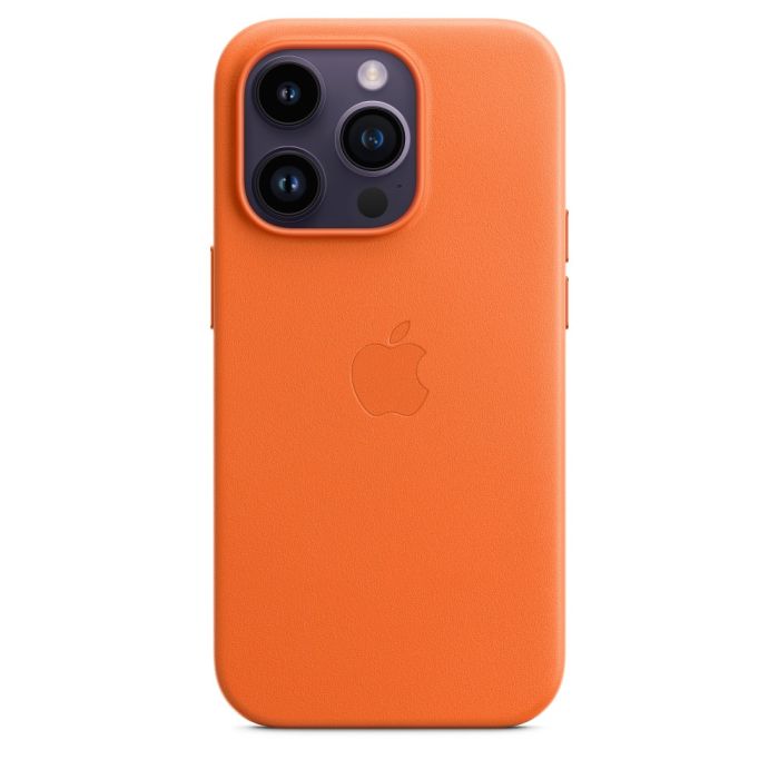 Apple iPhone 14 Pro Leather Case Orange/MPPL3ZM/A