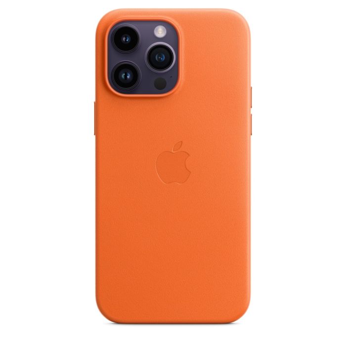 Apple iPhone 14 ProMax LeatherCaseOrange/MPPR3ZM/A