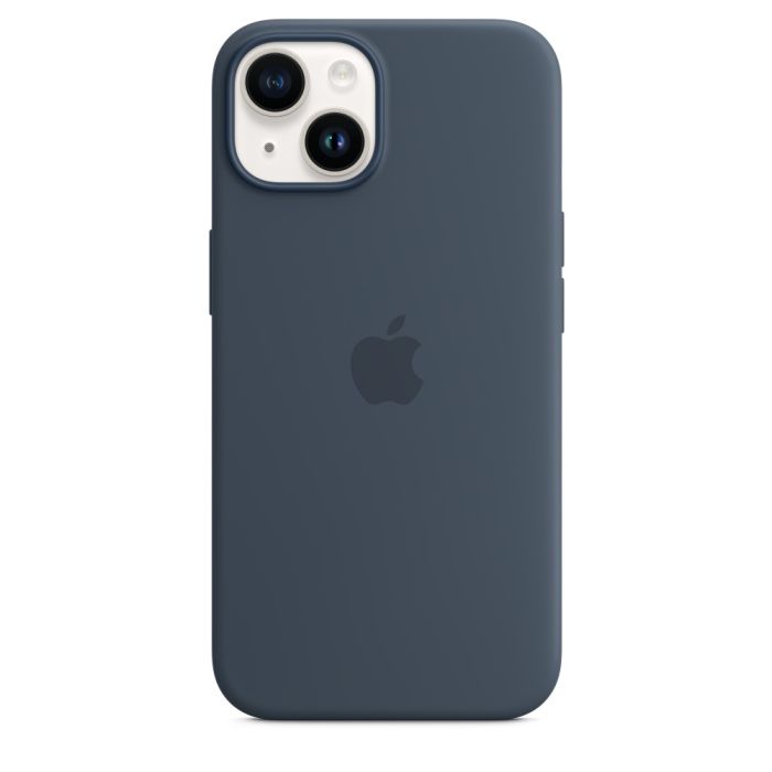 Apple iPhone 14 Silicone Case Storm Blue/MPRV3ZM/A