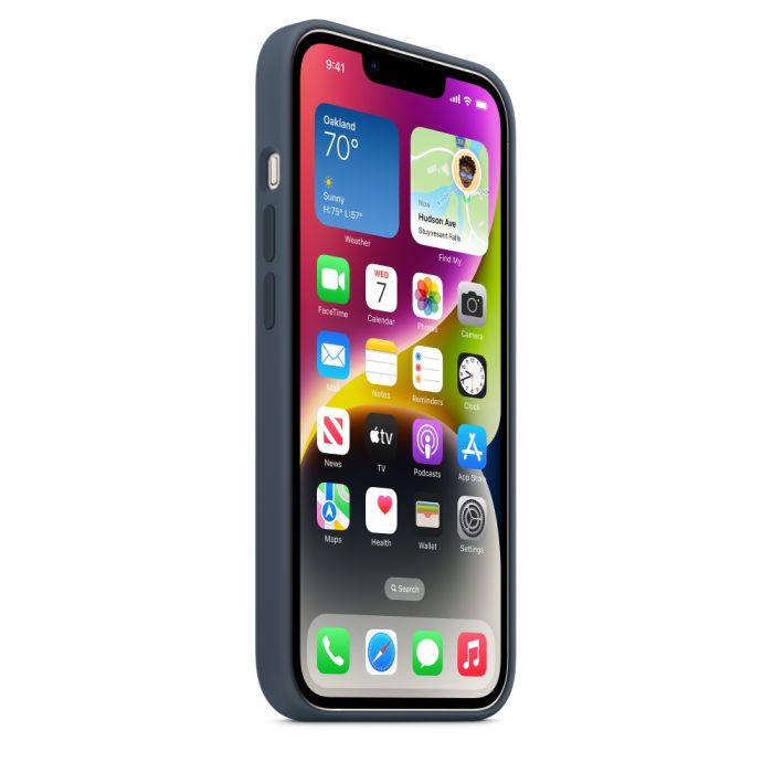 Apple iPhone 14 Silicone Case Storm Blue/MPRV3ZM/A