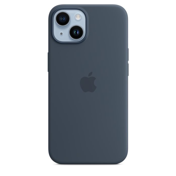 Apple iPhone 14 Silicone Case Storm Blue/MPRV3ZM/A