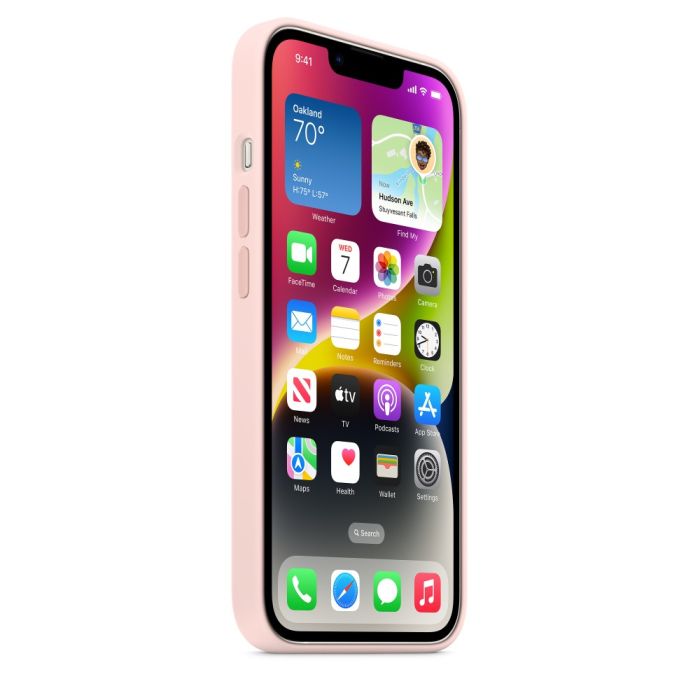 Apple iPhone 14 Silicone Case Chalk Pink/MPRX3ZM/A