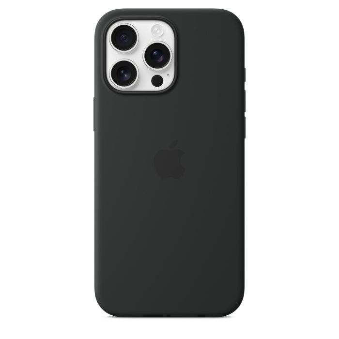 Apple iphone 16 Pro Max Silicione Case with MagSafe Black