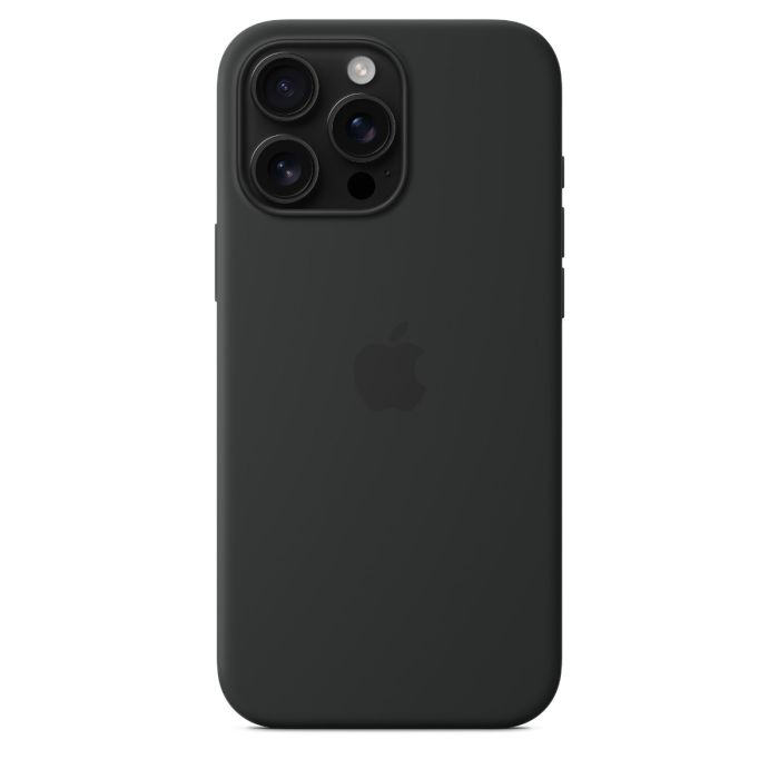 Apple iphone 16 Pro Max Silicione Case with MagSafe Black