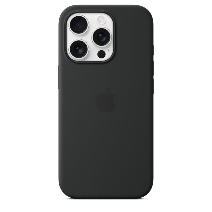 Apple Iphone 16 Pro Silicone Case with MagSafe Black