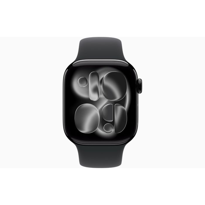 Apple Watch Series 11 GPS 42mm Jet Black,  Black Sport Band - S/M /MEQT4RK/A