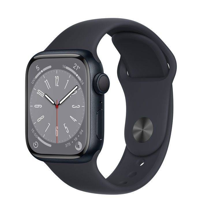 Apple Watch Series 8 GPS 41mm Midnight MNU73*