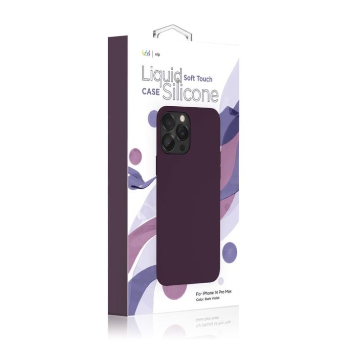 VLP iPhone 14 ProMax Sil Case DeepPurple /1051046