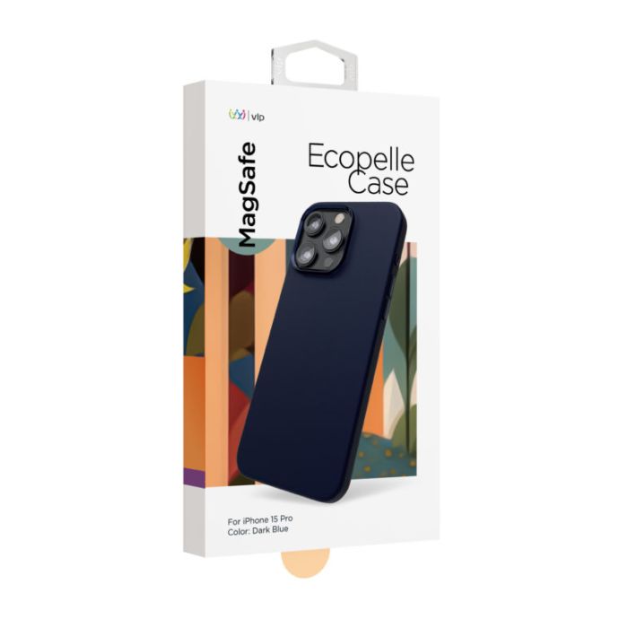 VLP Ecopelle iPhone 15 Pro MagSafe Blue /10513007