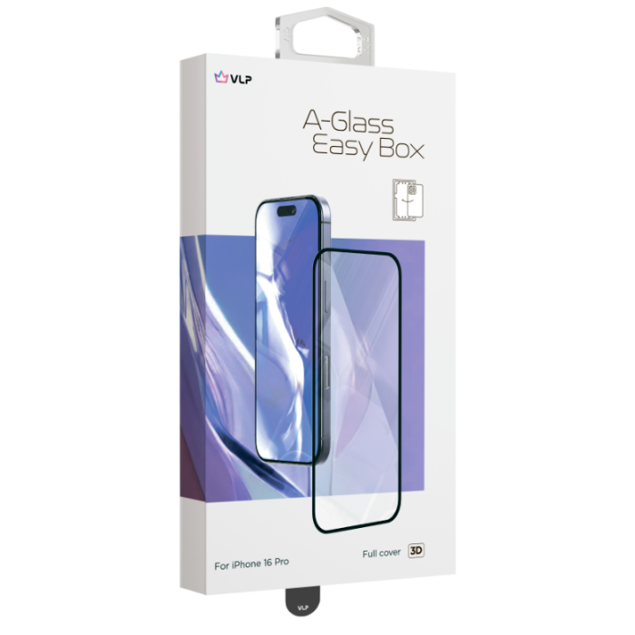 VLP Privacy Glass iPhone 16 Pro Black Frame /1061109