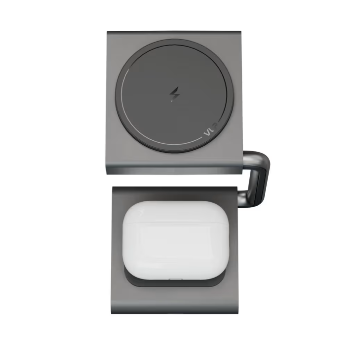 VLP Zen Charger, Wireless Charger Qi 2.2, 25W, Grey /1092015