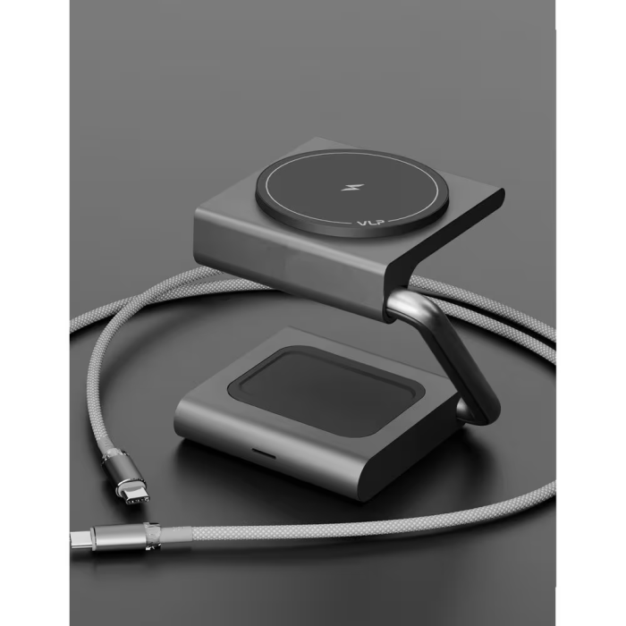 VLP Zen Charger, Wireless Charger Qi 2.2, 25W, Grey /1092015