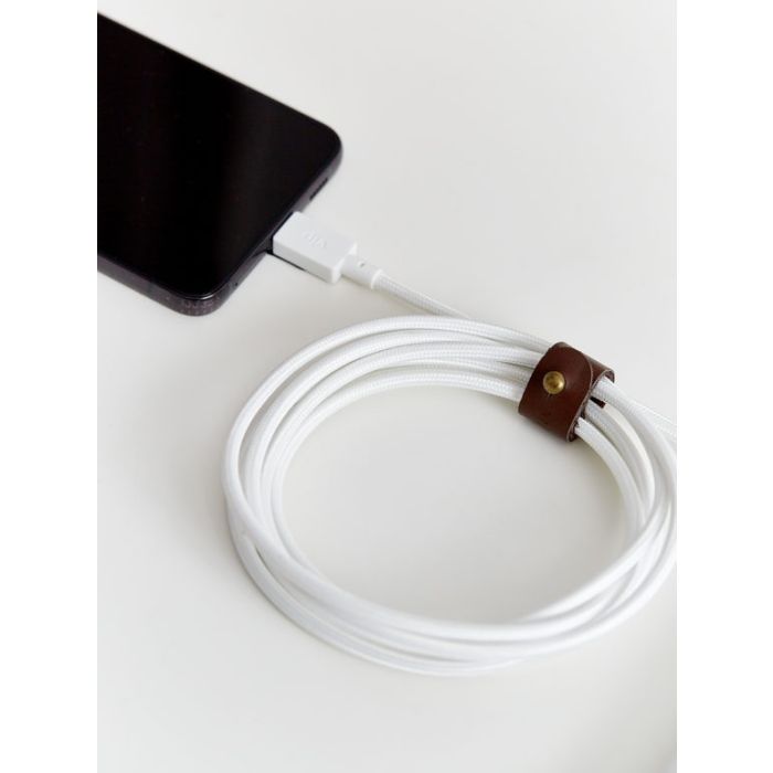 VLP Nylon Cable USB A USB C 1.2m White /1031011