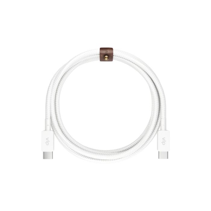 VLP Nylon Cable USB C to C 60W 2m White /1031016
