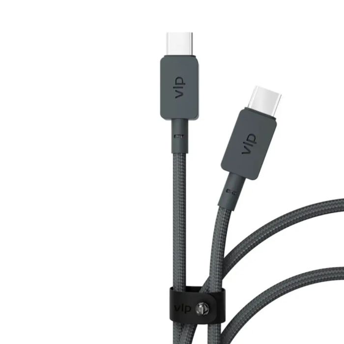 VLP Nylon Cable USB C - C 100W 2m Black /1031025
