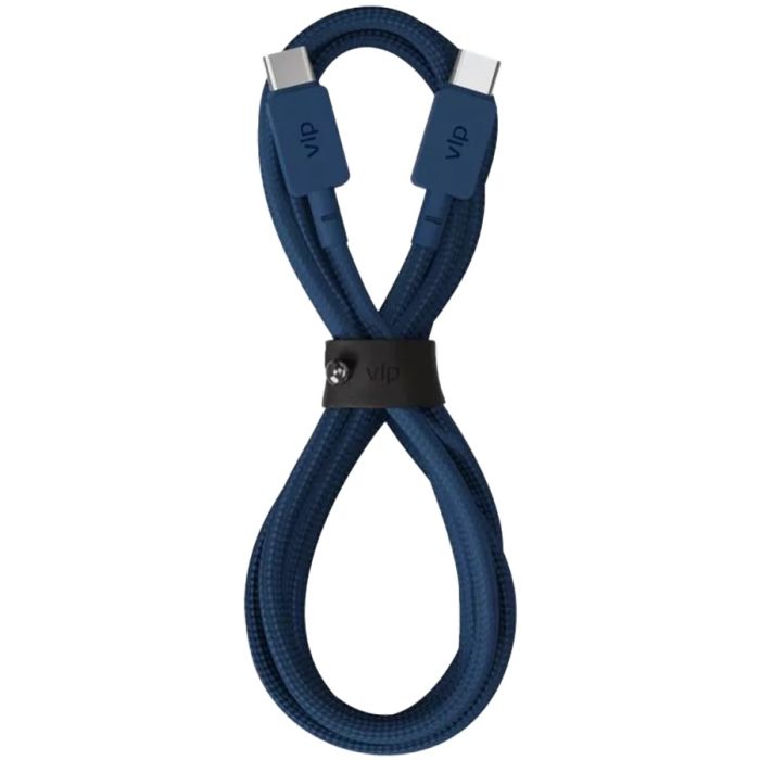 VLP Nylon Cable USB C - C 100W 1.2m Blue /1031023
