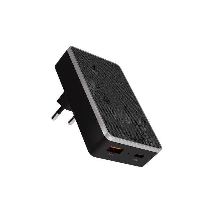 VLP Charger 20W USB-C/A QC Black /vlp-WC20-01-BK