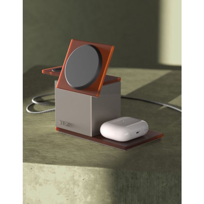 VLP NEO Wireless Charger Qi2.2, Amber Gray / 1094001