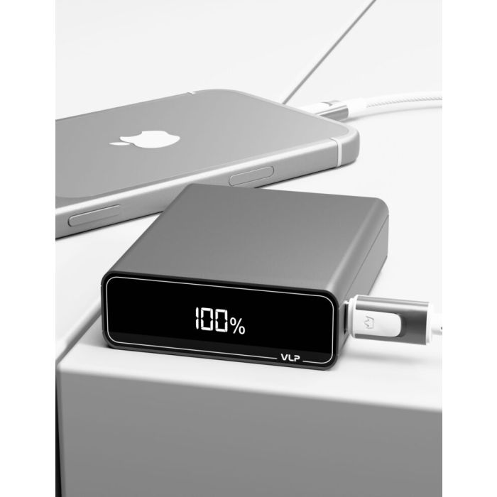 VLP B-Energy 10000 mAh 30W, USB-C, USB-A , Steel Gray / 1042005