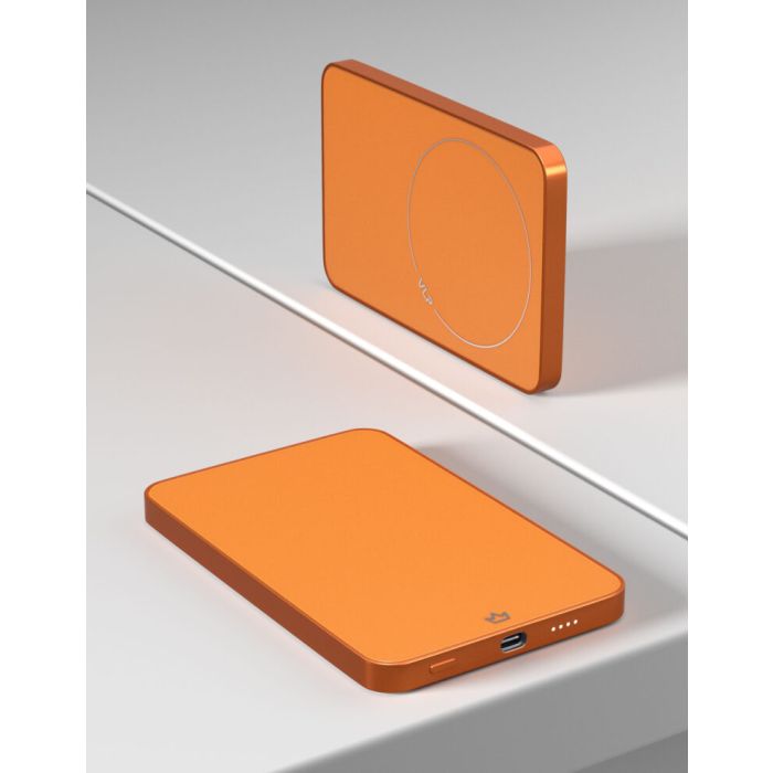 VLP Diamond Energy MagSafe, Qi2, 5000 mAh, 3A, USB-C, Orange / 1044008